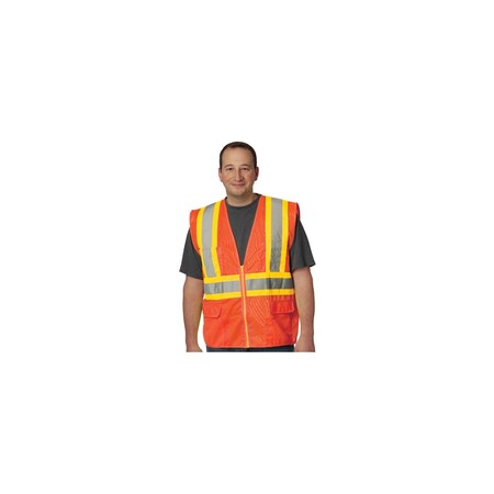 Pip CLASS 2 MESH VEST, 12 POCKETSZIPPER CLOSURE, PK 50 302-MAPOR-L